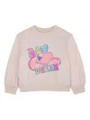Billieblush Sequin-embellished Graphic Sweatshirt In Pink