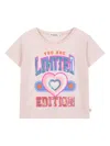 Billieblush Sequin-embellished Heart-print T-shirt In Pink