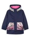 Billieblush Sequin-embellished Hooded Jacket In Blue