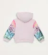 Billieblush Pink Sweatshirt For Girl With Sequins In Pink
