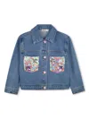 Billieblush Denim Jacket In Blue