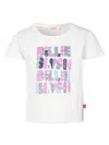 Billieblush Sequin-embellished Logo T-shirt In White