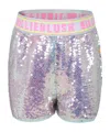 Billieblush Sequin-embellished Shorts In Purple