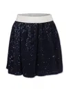 Billieblush Sequin-embellished Skirt In Blue