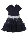 Billieblush スパンコール チュールワンピース In Blue