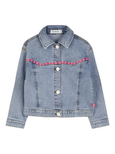Billieblush Kids' Sequin-embellishment Jacket In Blue