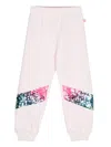 Billieblush Sequin-embellishment Track Pants In Pink
