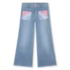Billieblush Sequin-embellished Jeans In Light Blue