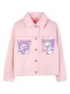 Billieblush Sequin-pocket Jacket In Neutral