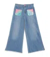 Billieblush Sequin-embellished Jeans In Blue