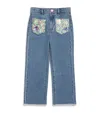 Billieblush Sequin-embellished Jeans In Blue
