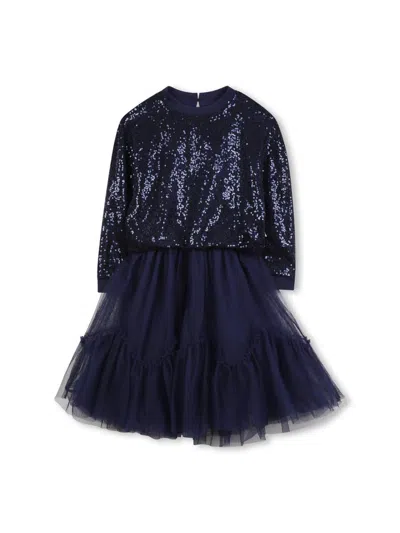 Billieblush Kids' Sequined Dress In Multi