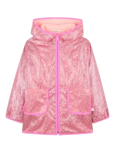 Billieblush Kids' Sequined Jacket In Pink