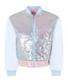Billieblush Sequinned Jacket In Gray