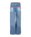 Billieblush Sequin-embellished Jeans In Blue