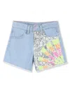 Billieblush Sequined Shorts In Blue