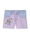 Billieblush Sequined Shorts In Purple