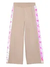 Billieblush Sequined Side-stripe Trousers In Brown