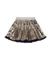 Billieblush Sequined Mini Skirt In Multicolor