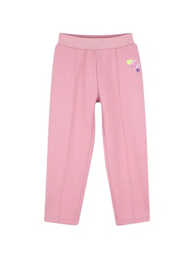 Billieblush Kids' Sequin-embellished Heart Track Pants In Pink