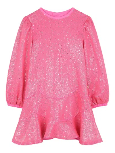 Billieblush Kids' Sequinned Dress In Pink
