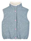 Billieblush Sequinned Sleeveless Vest In Gray