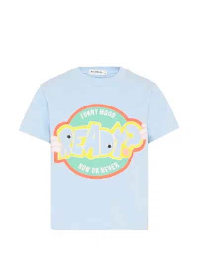 Billieblush Kids' Short-sleeve T-shirt In Blue