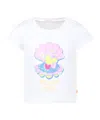 Billieblush Short-sleeved T-shirt In White