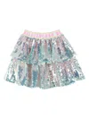 Billieblush Sequinned Tiered Skirt