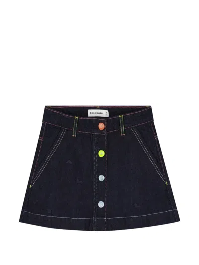Billieblush Skirt Denim Blue Kid Girl Fall