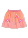 Billieblush Flower-appliqué Tutu Skirt In Pink