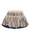 Billieblush Sequined Mini Skirt In White