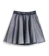 Billieblush Sparkle Logo Skirt In Black