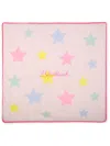 Billieblush Star-print Blanket (75cm X 75cm) In Pink