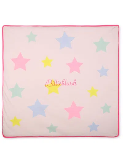 Billieblush Star-print Blanket (75cm X 75cm) In Pink