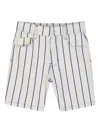 Billieblush Striped Bermuda Shorts In Multi
