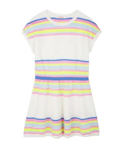 Billieblush Kids' Striped Dress In White
