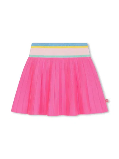 Billieblush Kids' Striped-edge Skirt In Pink