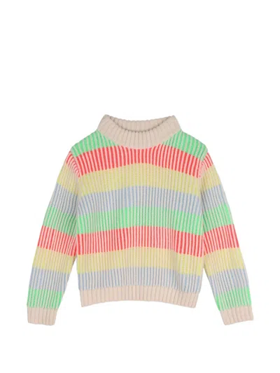 Billieblush Kids' Long-sleeve Knit Top In Multi
