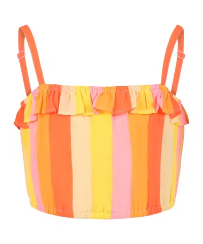 Billieblush Kids' Striped Top In Yellow