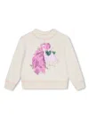 Billieblush Sequin-embellished Sweatshirt In White