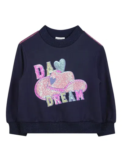 Billieblush Kids' Sweatshirt In Blue