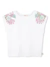 Billieblush Sequin-embellished T-shirt In P White