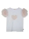 Billieblush Ruffle-detail T-shirt In P White