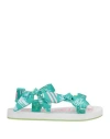 Billieblush Toddler Girl Sandals Green Size 10c Textile Fibers In Green