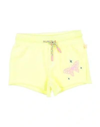 Billieblush Babies' Girls Yellow Cotton Shorts
