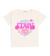 Billieblush Sequin-heart Graphic T-shirt In White