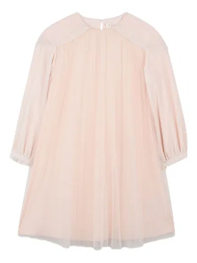 Billieblush Kids' Tulle Dress In Pink
