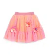 Billieblush Flower-appliqué Tutu Skirt In Pink
