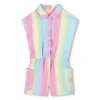 Billieblush Striped Playsuit In Multicolor